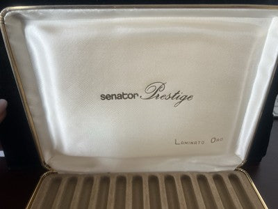 Senator Exposition Boîte Porte-Stylo 12 Stylos-Plumes Sphère Garantie Vintage
