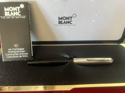 Montblanc Füllfederhalter Monterosa Silvexa Feder Gold 14 KT Vintage 1950