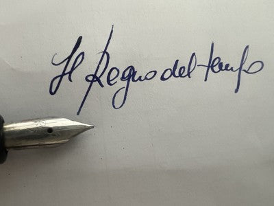 🔴 STYLE Regent M nib piston fountain pen in burgundy writes vintage 