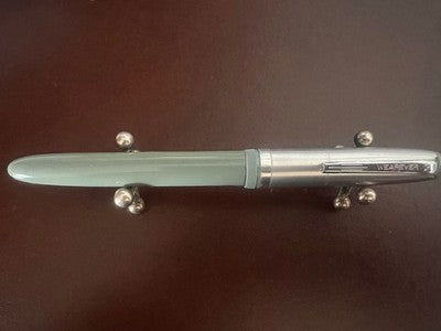 WEAREVER Füllfederhalter Celluloid Grau Mit Hebel Vintage USA '30