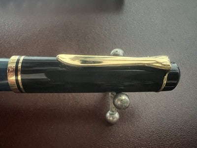 🔴 PELIKAN penna sfera K200 Marbled Blue venature iridescenti vintage 1980