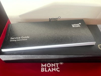 🔴 MONTBLANC penna sfera Meisterstück Classica profili oro rosa garanzia NOS