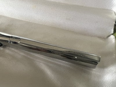 🔴 WATERMAN penna sfera Torsade cromata sfaccettata con astuccio vintage