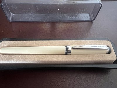 Bambi Stylo-Plume Sphère Avec Cartouche Système Crème Avec Trousse Vintage