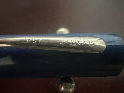 Sheaffer Stylo-Plume Stylo à Plume Bleu M No Nonsense Écrit Vintage