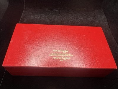 🔴 CARTIER fodero occhiali SANTOS 701 astuccio custodia numero seriale ORIGINALE