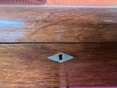 Sekretär Schreibtisch Viaggio Georgiano Walnuss Massivholz UK Orig Anfang '800
