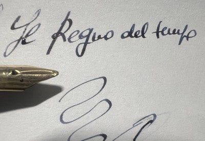 🔴 WATERMAN'S penna stilografica retrattile pennino ORO 14 k funziona vintage C