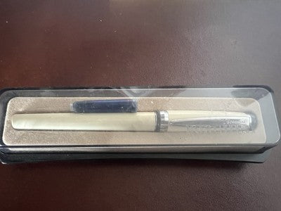 BORGHINI Bolígrafo Con Cartucho System Crema Con Estuche Vintage