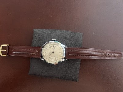 Postala Chronograph Landeron 48 Bicompax Selten Original Works Vintage ’40