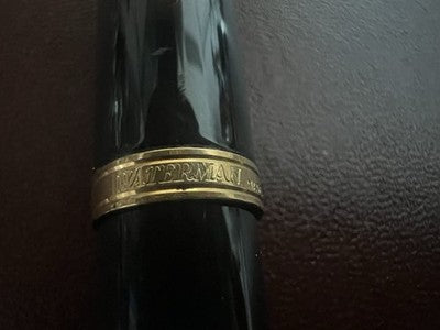 🔴 WATERMAN penna stilografica Le Man 100 lacca pennino ORO 18 Kt EF garanzia