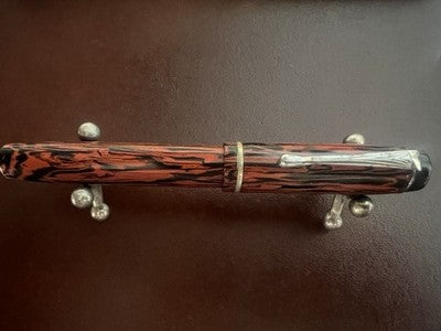 Wilmas Stylo-Plume Stylo à Plume Celluloid Larmée A Levier Écrit Vintage 1930