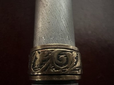 Sheaffer Bleistift Mechanical Chrom Rand Mit Dekor Graviermaterial Vintage '60