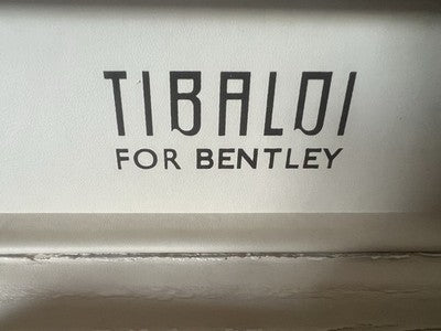 Tibaldi Box Pen Bentley Skin Blue Wood Briar Pen Holder B