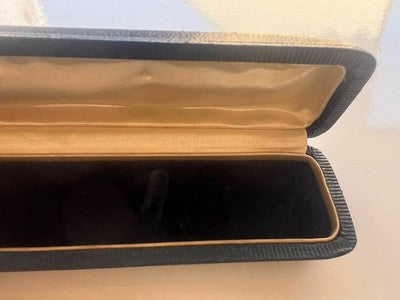 UNIVERSAL WATCH Boîtier Boîte Montre Trousse Housse Bleu Vintage