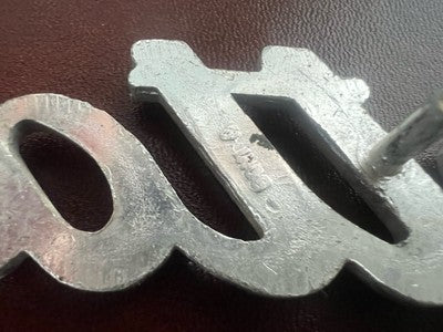 🔴 ALFETTA 1.6 stemma auto emblema scritta logo targhetta metallo ORIGINALE