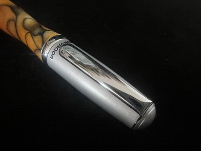 Koh-I-Noor Stylo-Plume Sphère Résine Marbré Brillant Et Laque Écrit Vintage