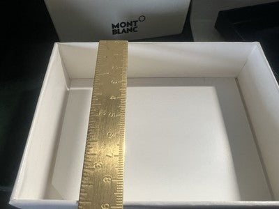 🔴 MONTBLANC scatola portafoglio completa con garanzia e contro scatola 118694