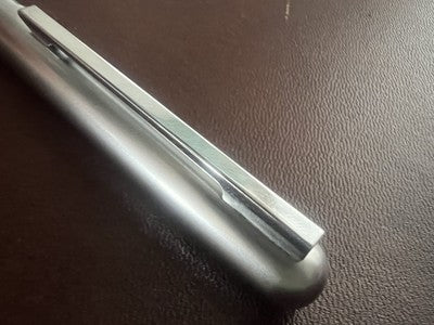 🔴 WATERMAN penna sfera cromata scrive con scatola vintage