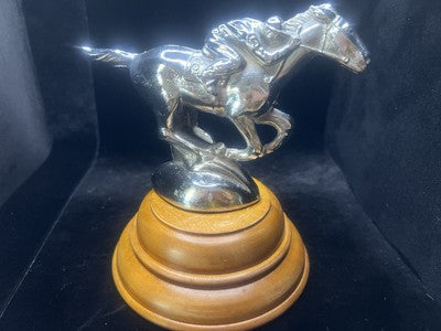 Red Mascot Horse RAMPANT Trophy Vintage Equestrian