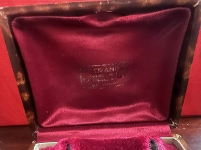 🔴 Matranga Liberty 1940 antique jewelry box, earring case, case