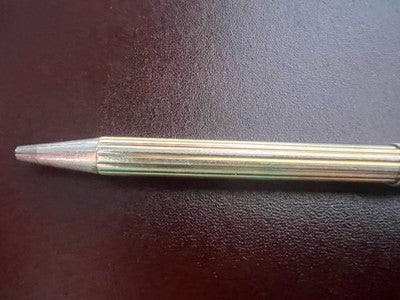 🔴 DIOR penna sfera ARGENTO MASSICCIO 925 a rotazione scrive vintage