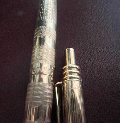 Lalex Penne à Bille Dorées Scrivono Avec Boîte Vintage