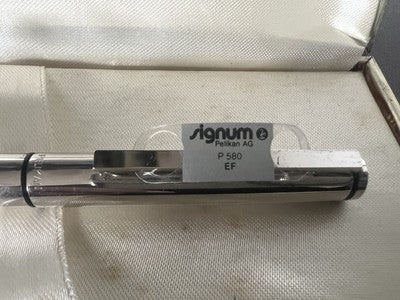 🔴 PELIKAN penna stilografica P580 Signum pennino oro EF con garanzia vintage