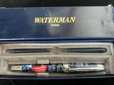 Waterman Stylo-Plume Stylo à Plume Harley Davidson M Drapeau Americaine Moto