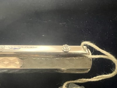 Montegrappa Stylo-Plume Sphère Reminiscence Argent 925 Et Diamant Limitée