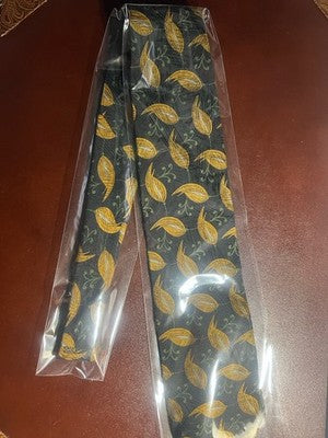 🔴 GIORGIO ARMANI cravatta uomo seta fantasia oro verde nero vintage