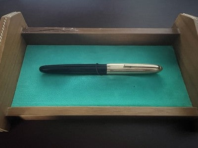🔴 OMAS penna stilografica 556/S Extra cappuccio dorato pennino ORO Brevetto 445
