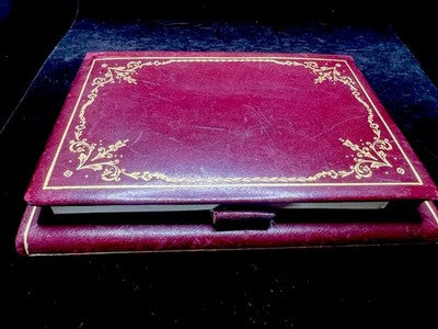 Base Stylo-Plume Stylo à Plume Sphère Set Bureau Porte- Cartier Cuir 