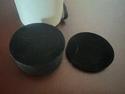 🔴 TOUS Box-Ring-Ohrringe mit Gummizug und Rassel Nr. 91