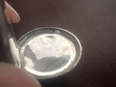 🔴 Orologio tasca ARGENTO 800 donna da revisionare parti vintage REMONTOIR 3