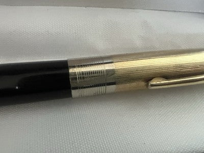 Stylo-Plume Stylo à Plume Noire Mécanisme À Piston Écrit Vintage 1950 A
