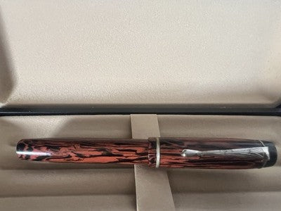 Wilma's Vintage 1930 Lever Fountain Pen Striated Celluloid
