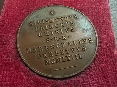 🔴 VATICANO medaglia Sede vacante 1963 bronzo fior di conio FDC