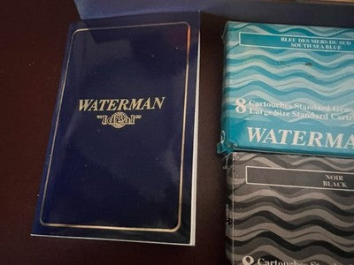 🔴 WATERMAN penna stilografica Le Man 100 lacca pennino ORO 18 Kt EF garanzia