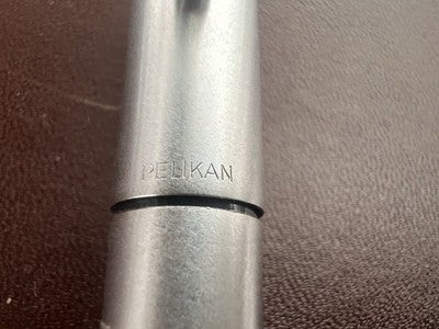 🔴 PELIKAN penna stilografica P479 pennino cromato F a cartuccia scrive vintage