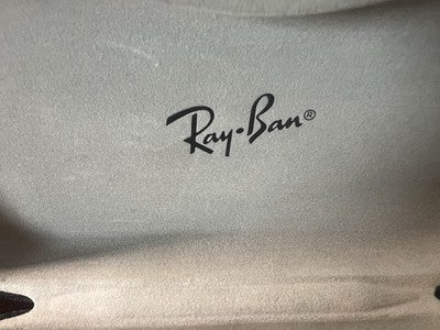 🔴 RAY-BAN custodia occhiali rigida nera fodero astuccio Aviator ai Wayfarer