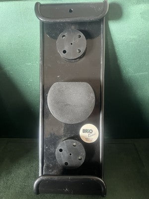 🔴 BRIO TIME Wanduhr mit Barometer und Hygrometer, schwarz, Eisen, Vintage 