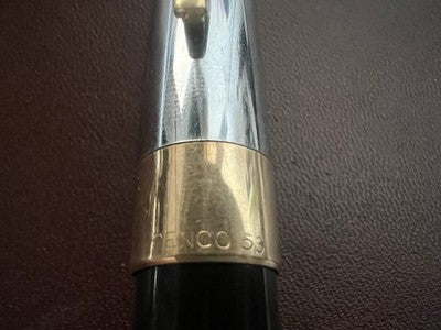 🔴 PEN-CO Füllfederhalter, 53er Diamantfeder, 14 Karat Gold, Vintage Penco E