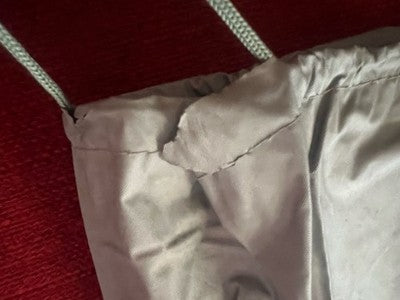 🔴 PRADA sacche borsa scarpe anti polvere o viaggio PVC originali 2 PEZZI