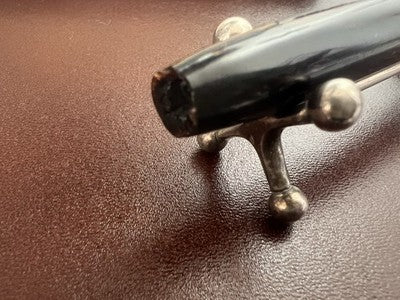 🔴 SOURCE penna stilografica celluloide screziata a leva scrive vintage