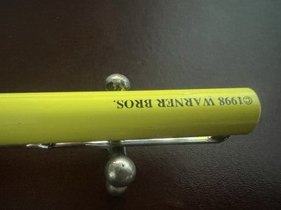 🔴 PARKER penna sfera gialla Warner Bros 1998 con refill roller
