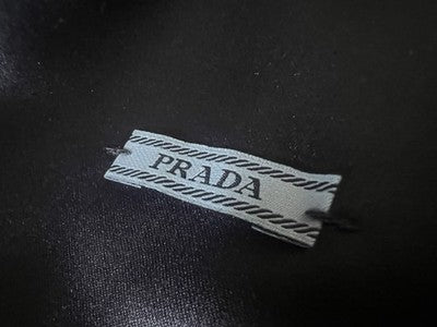 🔴 PRADA sacca borsa accessori anti polvere viaggio L 34 h 37 originale no lacci