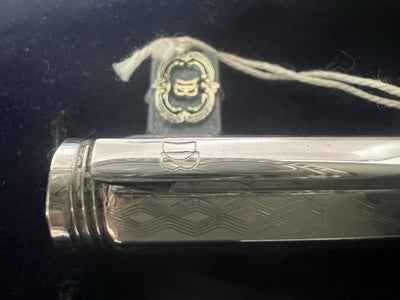 Montegrappa Stylo-Plume Sphère Reminiscence Argent 925 Et Diamant Limitée