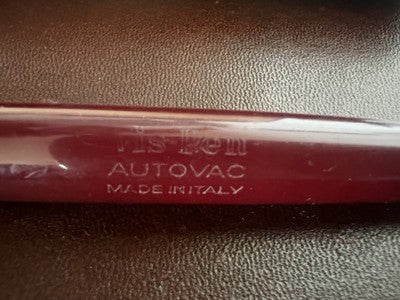 🔴 VIS PEN penna stilografica bordeaux Autovac pennino dorato scrive vintage