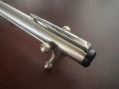 🔴 PARKER penna stilografica Vector cromata satinata pennino M cartuccia scrive